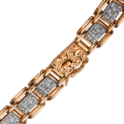 Браслет с коробчатым замком фото