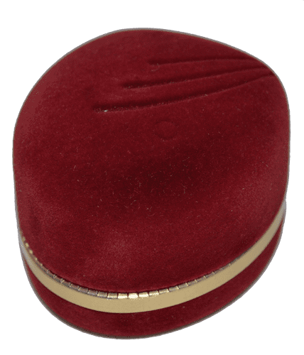 Футляр Капелька, бордовый, универсальная прорезь 027566 детальное изображение ювелирного изделия Подарочные футляры и упаковки Футляр Капелька, бордовый, универсальная прорезь 027566 детальное изображение ювелирного изделия Подарочные футляры и упаковки