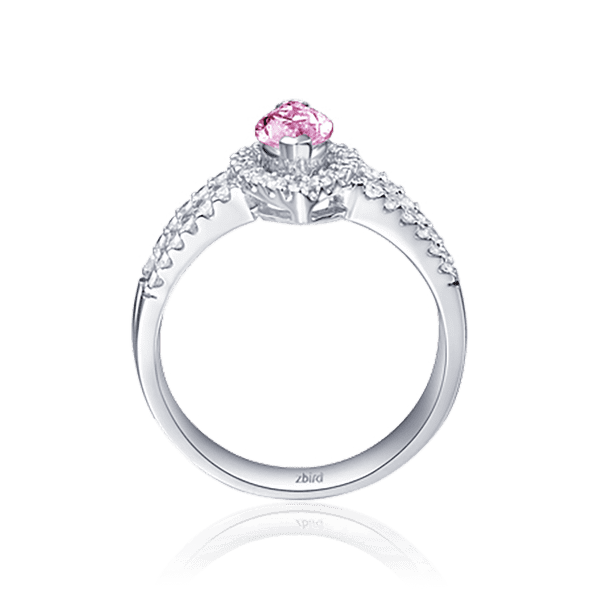 шикарное золотое кольцо с розовім бриллиантом маркиз шикарное золотое кольцо с розовім бриллиантом маркиз