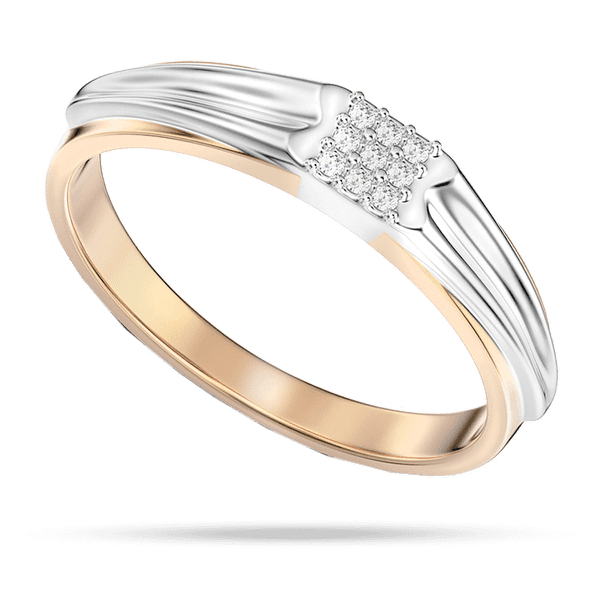 Кольцо с сочетанием белого и красного золота с прямоугольной вставкой из бриллиантами 040497 детальное изображение ювелирного изделия Золотые кольца с бриллиантами Кольцо с сочетанием белого и красного золота с прямоугольной вставкой из бриллиантами 040497 детальное изображение ювелирного изделия Золотые кольца с бриллиантами