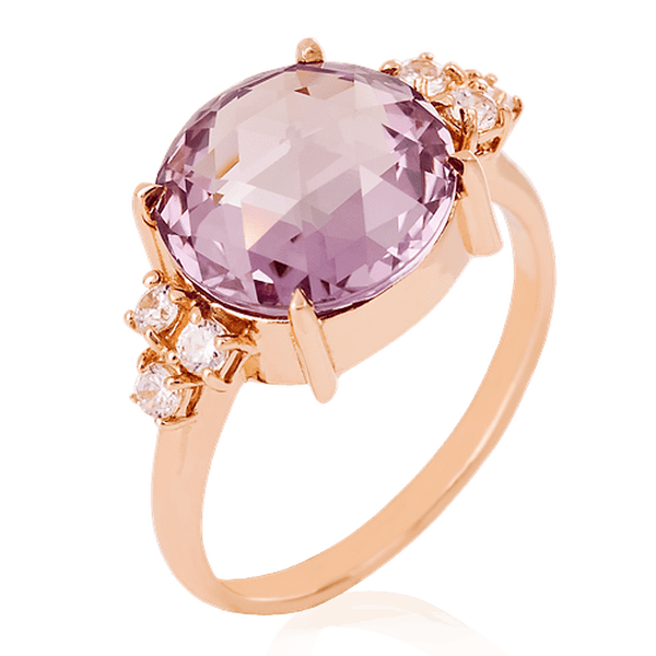 Золотое кольцо с аметистом 023814 детальное изображение ювелирного изделия Золотые кольца с аметистом Золотое кольцо с аметистом 023814 детальное изображение ювелирного изделия Золотые кольца с аметистом