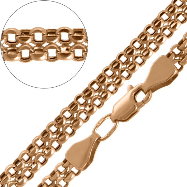 Золотая цепочка Дочбисмарк 14619 детальное изображение ювелирного изделия Дочбисмарк плетение золотых цепочек Золотая цепочка Дочбисмарк 14619 детальное изображение ювелирного изделия Дочбисмарк плетение золотых цепочек