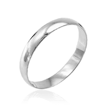 обзорное фото Золотое обручальное кольцо европейка из белого золота 036771 Золотые кольца обзорное фото Золотое обручальное кольцо европейка из белого золота 036771  Золотые кольца