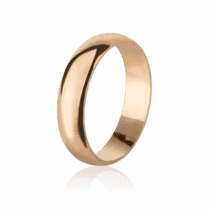 обзорное фото Золотое обручальное кольцо Вечная Любовь 11880  Классические обручальные кольца из золота