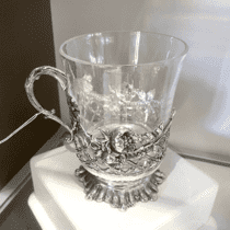 обзорное фото Серебряная чашка Белла 038562  Серебряные чашки