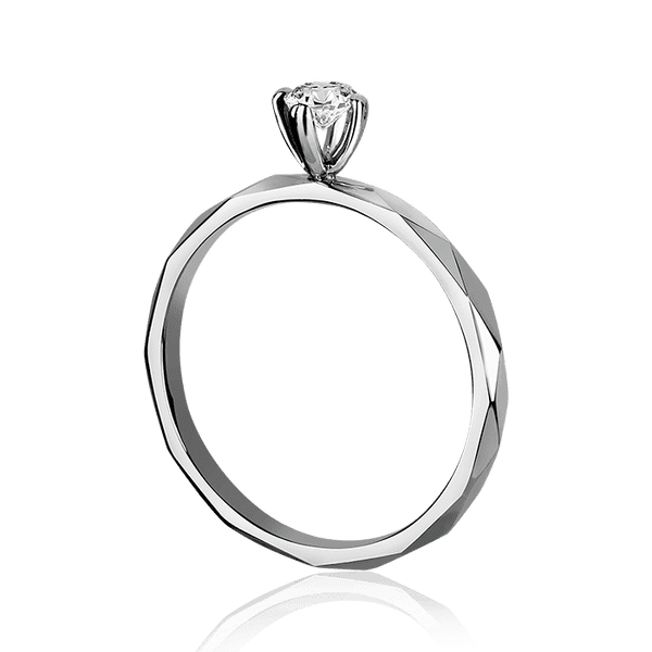 Кольцо для помолвки с бриллиантом Кольцо для помолвки с бриллиантом
