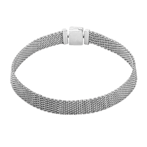 обзорное фото Браслет из белого золота 585 Классик 032298 Женские золотые браслеты обзорное фото Браслет из белого золота 585 Классик 032298  Женские золотые браслеты