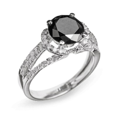 Кольцо с черным бриллиантом - изысканная роскошь для лучших 