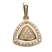 Кулони з алмазами. Фото и ціни в каталозі