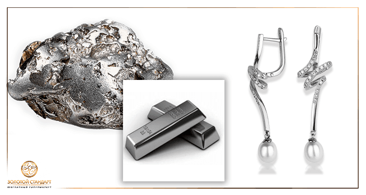 Сережки из белого золота Сережки из белого золота Киев