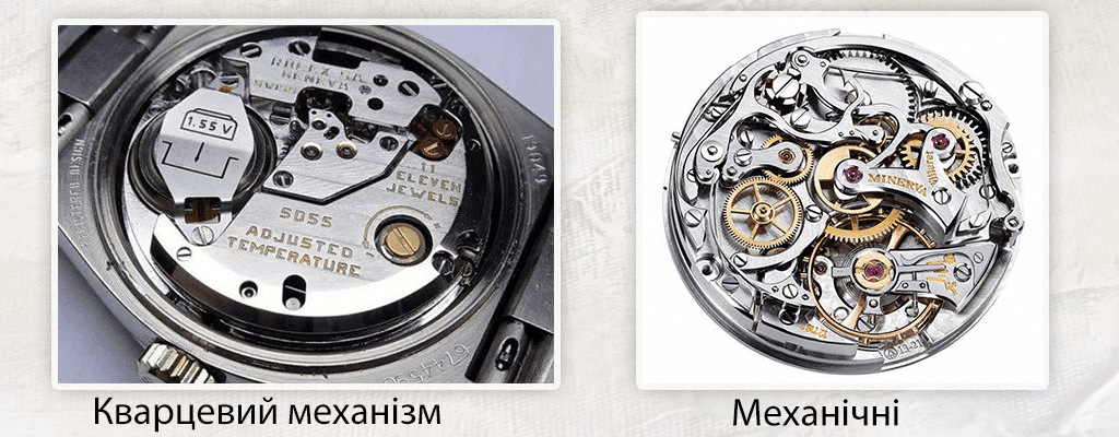 Кварцевий і механічний механізм у чому різниця фото