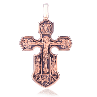Православний хрест з чорнінням 024644