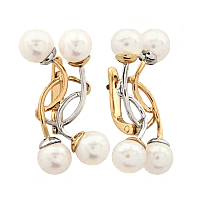 Серьги с жемчугом 430089