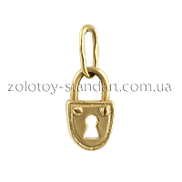 Золотой подвес Замок 62020