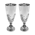 Набор рюмок из серебра с декором 040832 детальное изображение ювелирного изделия Наборы столового серебра