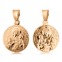 Золотой кулон-ладанка 024328