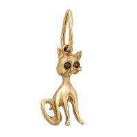 Золотой подвес Кошка 62034
