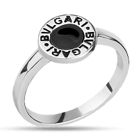 Серебряное кольцо с эмалью 027952