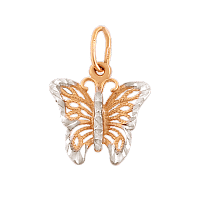 Золотий підвіс Метелик 62037