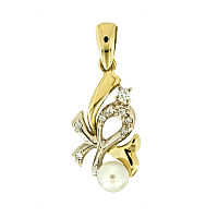 Подвес с жемчугом 710241