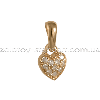 Золотой подвес с бриллиантом Р0806