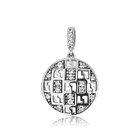 Подвес с белого золота 422023б