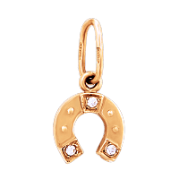 Золотой подвес Подкова 62012