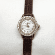 Женские золотые часы з цирконием в стиле классические 036172 детальное изображение ювелирного изделия Женские золотые часы
