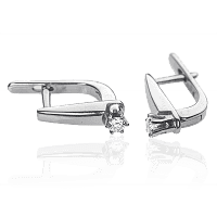 Серьги из белого золота с бриллиантами Tucana E0471-2