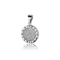 Серебряный подвес с фианитами 027961