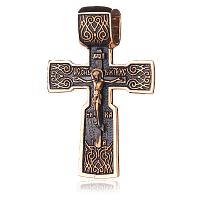 Золотой православный крестик 024655