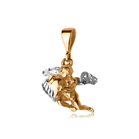 Золотой подвес Ангел 62098