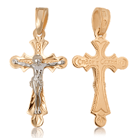 Золотой крестик 024336