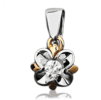 Кулон с бриллиантом 023164