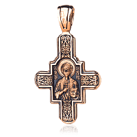 Золотий православний хрест 024650