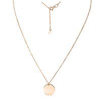 Золотая цепочка с подвеской Монетка 035796