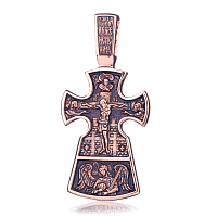 Православний хрест з чорнінням 024636