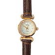 Жіночий золотий годинник з шкіряним ремінцем 036124 детальне зображення ювелірного виробу Жіночий золотий годинник з шкіряним ремінцем 036124 детальне зображення ювелірного виробу