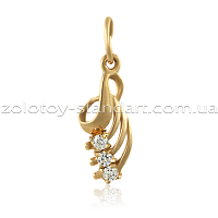 Золотой подвес 3784