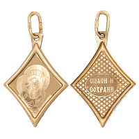 Золотой подвес Матерь Божья 63190