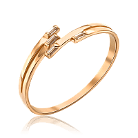 Изысканное золотое кольцо с фианитами 035739