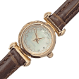 Жіночий золотий годинник з шкіряним ремінцем 036124 детальне зображення ювелірного виробу Жіночий золотий годинник з шкіряним ремінцем 036124 детальне зображення ювелірного виробу