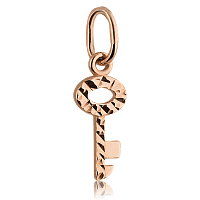 Золотой Ключ кулон 024141