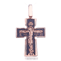Православний хрест з чорнінням 024639