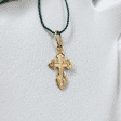 Золотий маленький хрестик 029344 детальне зображення ювелірного виробу