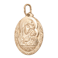 Золотая иконка Божией Матери Касперовская 1,4,0277