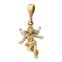 Золотой подвес Ангел 62204