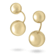 Серьги глянцевые шарики, желтое золото (лимонное) 040858 детальное изображение ювелирного изделия Золотые серьги без вставок Серьги глянцевые шарики, желтое золото (лимонное) 040858 детальное изображение ювелирного изделия Золотые серьги без вставок