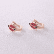 Детские серьги "Божья коровка" в красном золоте на английском замке 041424 детальное изображение ювелирного изделия Серьги без камней Детские серьги "Божья коровка" в красном золоте на английском замке 041424 детальное изображение ювелирного изделия Серьги без камней