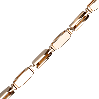 Браслет из красного золота полновесный 032010